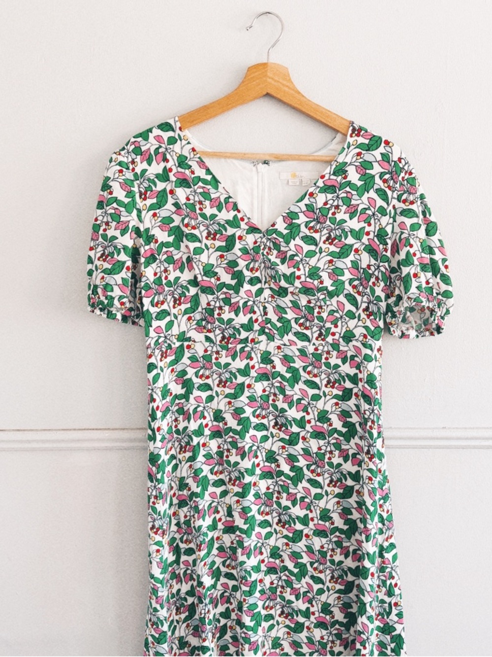 BODEN > Floral Midi Dress